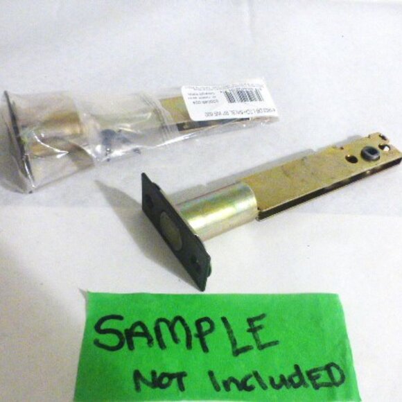 Lot of 6 DOOR Replacement LOCKS Black Lock Cylinder w/ Key - Picture 6 of 10